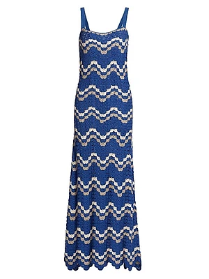 Marea Crocheted Cotton Maxi Dress