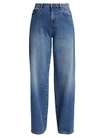 Eglitta Low-Rise Straight Jeans