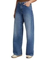 Eglitta Low-Rise Straight Jeans