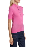 Violette Cashmere Henley Top