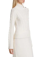 Thomas Wool Cable-Knit Sweater