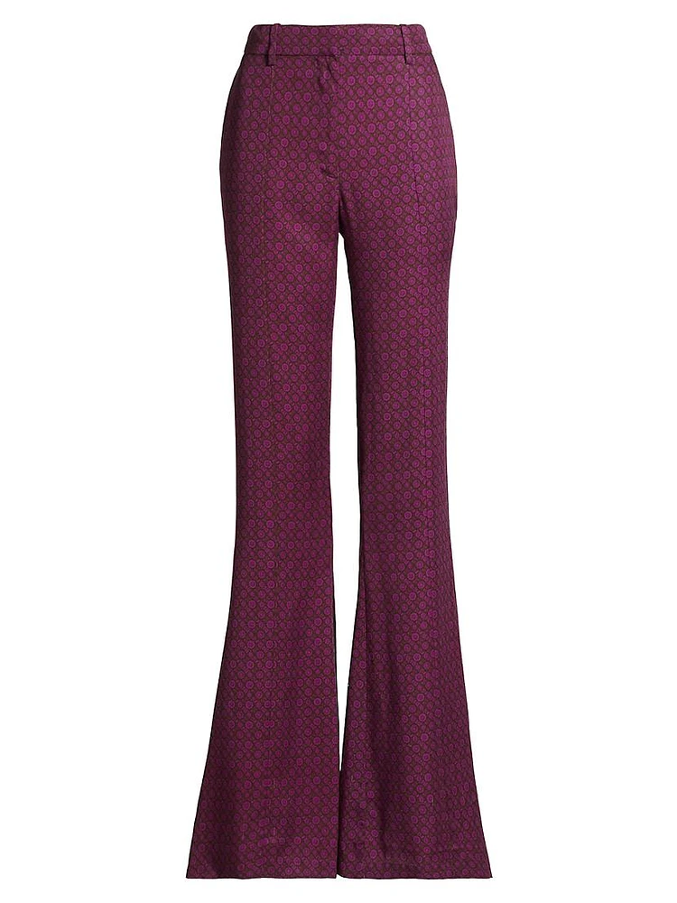 Cami Geometric Flared Pants