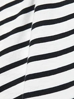 Stripe Jersey Cotton Tank Minidress