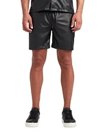 Bond Faux Leather Shorts