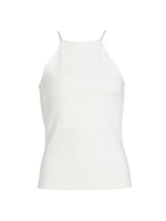 Irina High Neck Tank Top