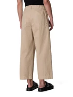 Banks Cotton Wide-Leg Pants