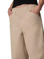 Banks Cotton Wide-Leg Pants