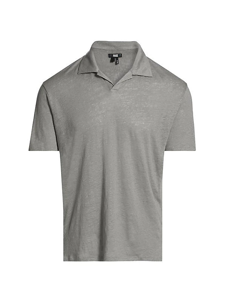 Shelton Linen Polo Shirt