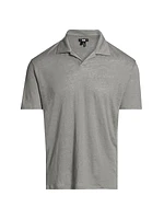 Shelton Linen Polo Shirt