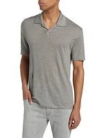 Shelton Linen Polo Shirt