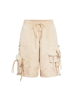 Alba Ruched Cargo Shorts