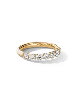 DY Eden Partway Band Ring 18K Yellow Gold