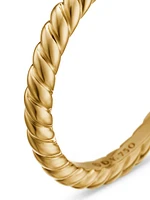 DY Cable Band Ring 18K Yellow Gold, 2.45MM