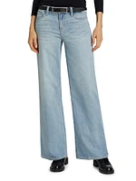 The Lou Low-Rise Wide-Leg Jeans