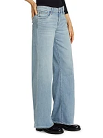 The Lou Low-Rise Wide-Leg Jeans