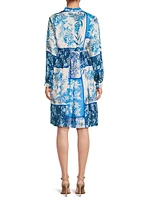 Thula Floral Silk Midi-Dress