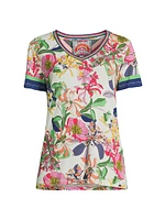 The Janie Favorite Floral Short-Sleeve T-Shirt