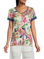 The Janie Favorite Floral Short-Sleeve T-Shirt