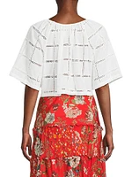 Santos Cotton Cropped Blouse