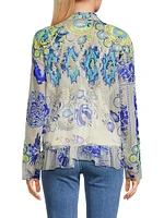 Mazzy Embroidered Lace Blouse