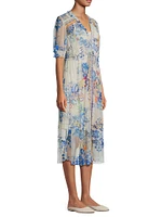 Mazzy Floral Ruched Dress