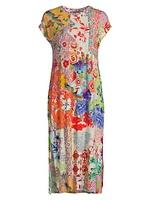 The Janie Favorite Floral Knit Midi-Dress