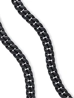 Curb Chain Necklace Titanium