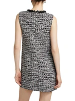 Boucle Embellished Minidress