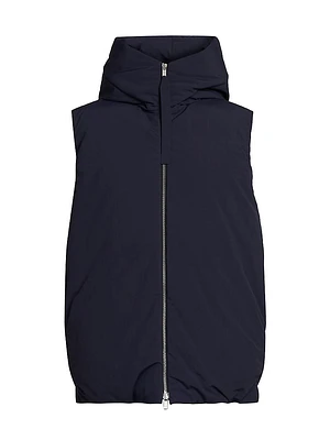 Hooded Zip-Up Vest