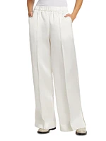 Fluid Satin Wide-Leg Pants