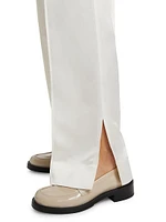 Fluid Satin Wide-Leg Pants