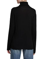 Voluminized Wool Turtleneck Sweater