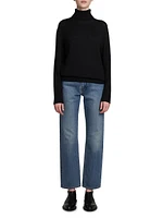 Voluminized Wool Turtleneck Sweater