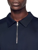 Zip Collar Polo Shirt