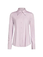 Long-Sleeve Button-Up Shirt