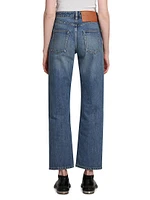 Slim-Fit Crop Jeans