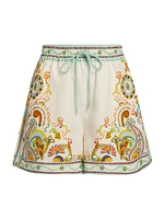 Players Pinball Linen Shorts