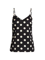 Polka Dot V-Neck Tank