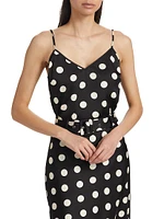 Polka Dot V-Neck Tank