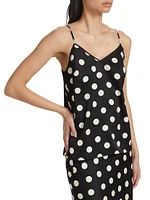 Polka Dot V-Neck Tank