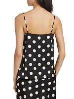 Polka Dot V-Neck Tank