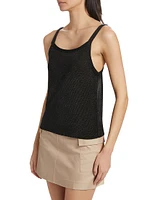 Metallic Knit Tank