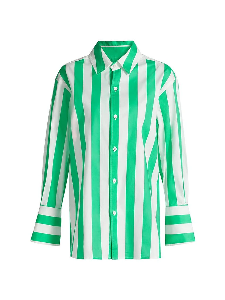 Cabana Stripe Cotton Shirt