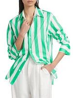 Cabana Stripe Cotton Shirt