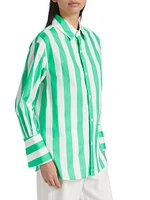 Cabana Stripe Cotton Shirt