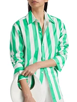 Cabana Stripe Cotton Shirt