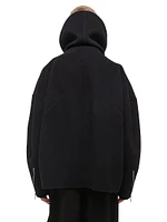 Wool Hooded Coat