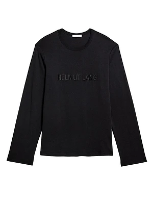 Logo Cotton Long-Sleeve Shirt