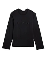 Logo Cotton Long-Sleeve Shirt