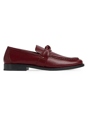 Astaire Leather Knot Loafers